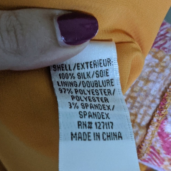 100 silk Badgley Mishka Collection dress - Picture 9 of 10